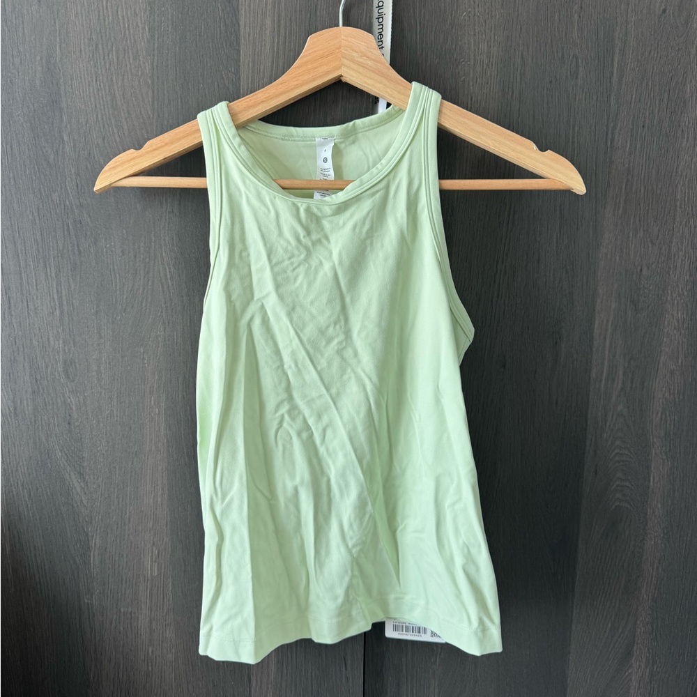 NWT Lululemon matching green skirt/ top